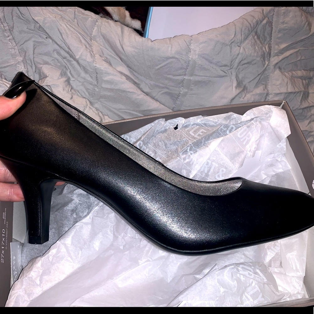 LifeStride black heels sz 10